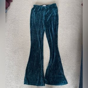 UO flare velvet pants